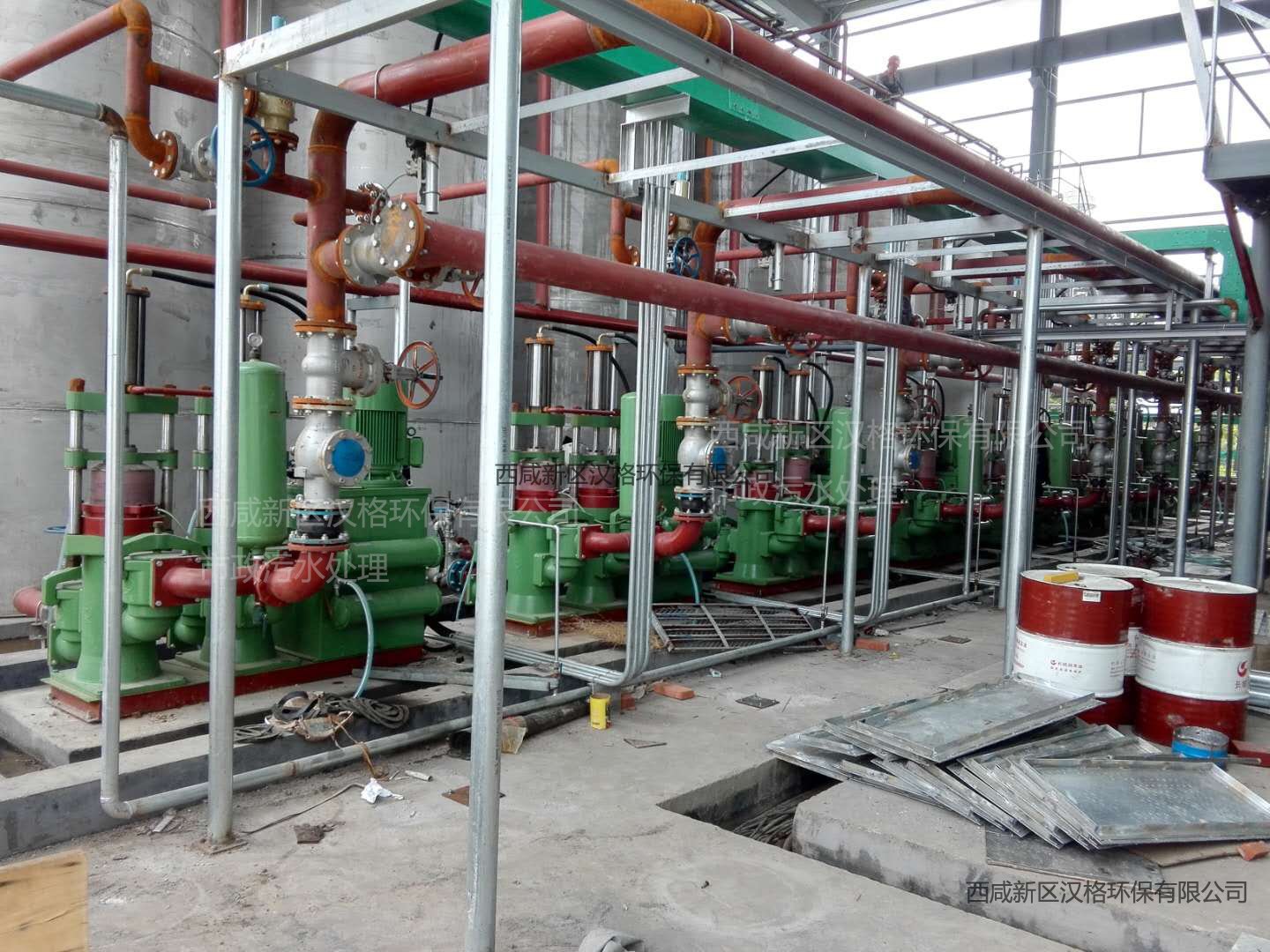 漢格環(huán)保壓濾機專用泵市政污水處理客戶案例
